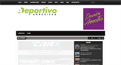 Desktop Screenshot of deportivoarrecifes.com