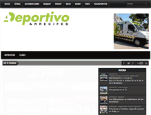 Tablet Screenshot of deportivoarrecifes.com